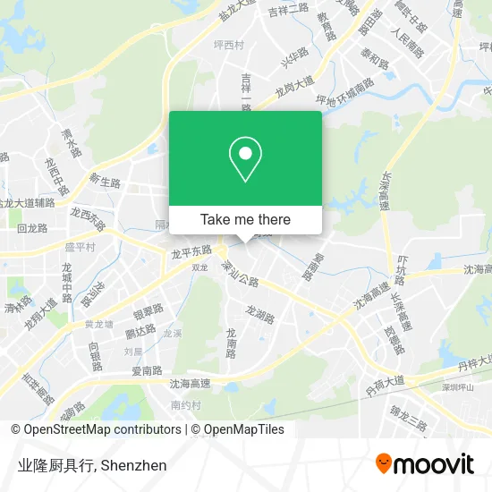 业隆厨具行 map