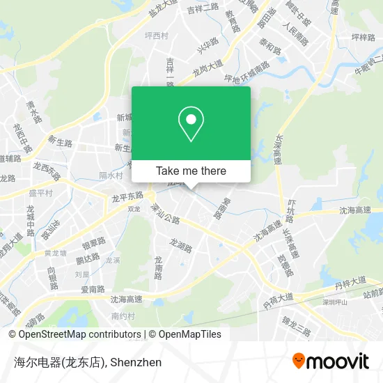 海尔电器(龙东店) map