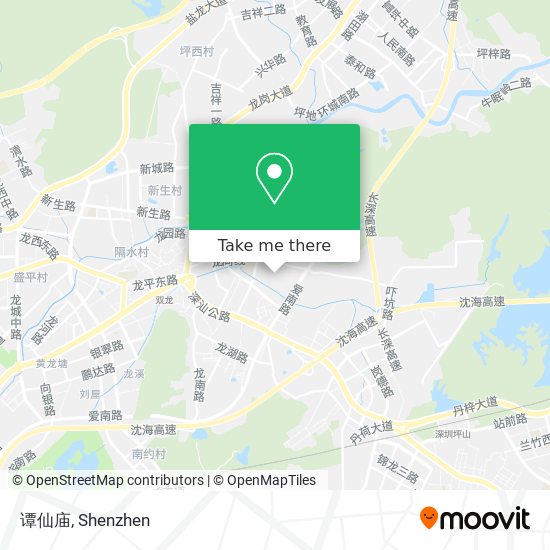 谭仙庙 map