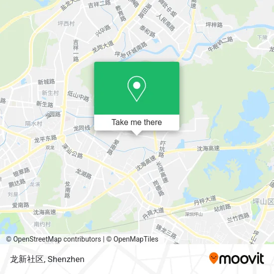 龙新社区 map