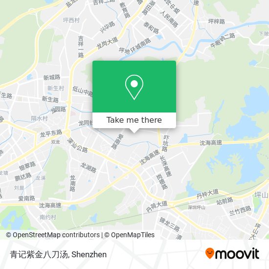 青记紫金八刀汤 map