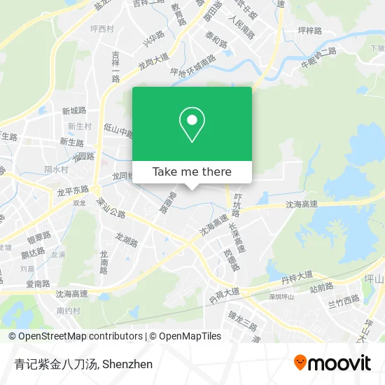 青记紫金八刀汤 map