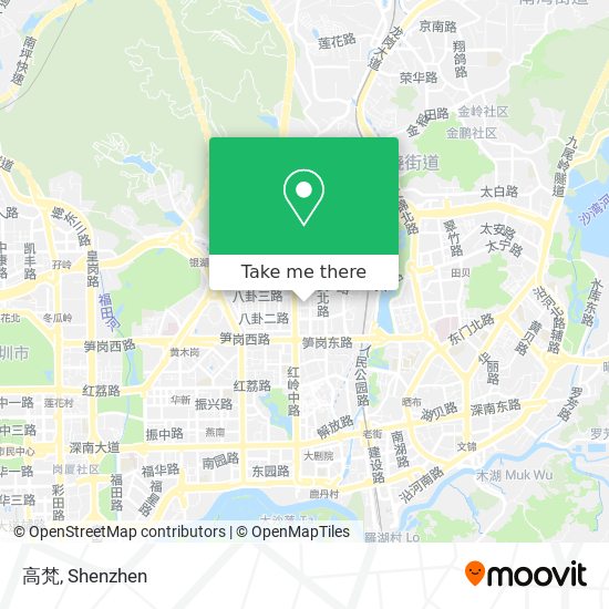 高梵 map