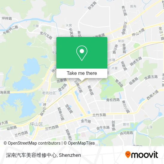深南汽车美容维修中心 map