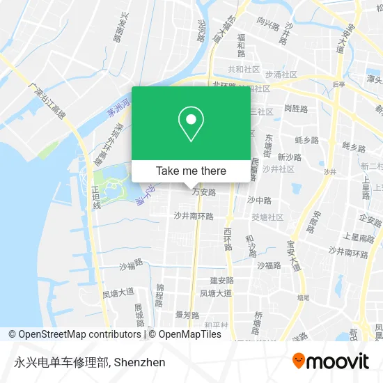 永兴电单车修理部 map