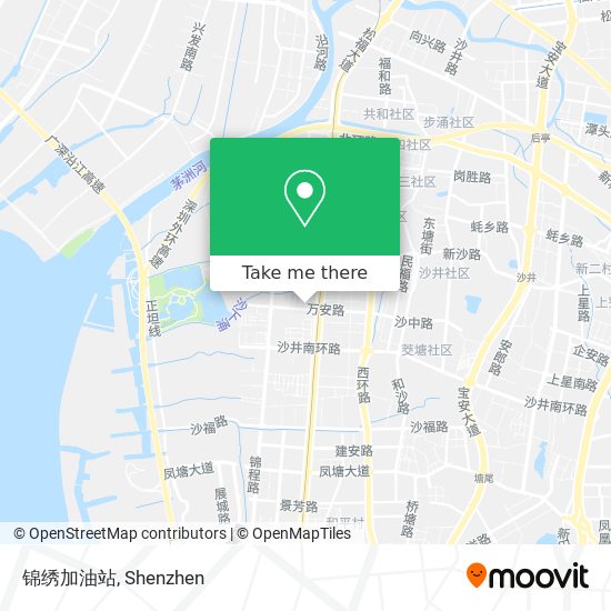 锦绣加油站 map