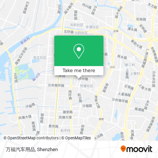 万福汽车用品 map