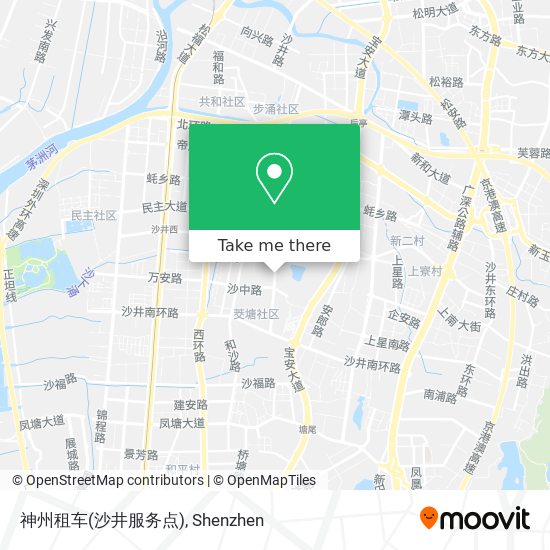 神州租车(沙井服务点) map