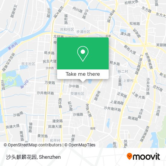 沙头麒麟花园 map