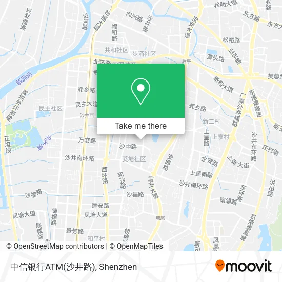 中信银行ATM(沙井路) map