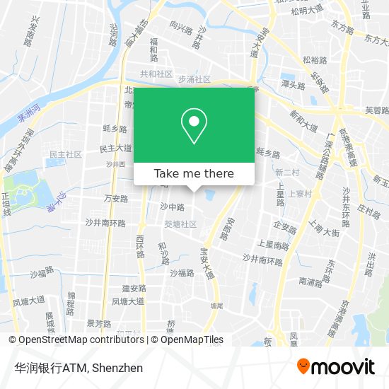 华润银行ATM map