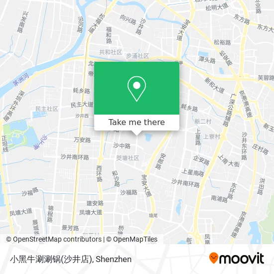 小黑牛涮涮锅(沙井店) map