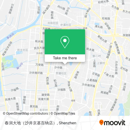 春润大地（沙井京基百纳店） map