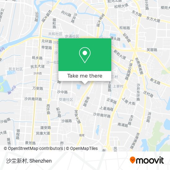 沙坣新村 map