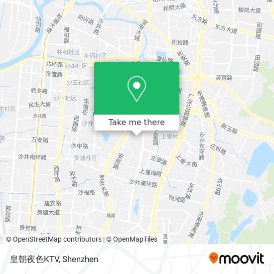 皇朝夜色KTV map