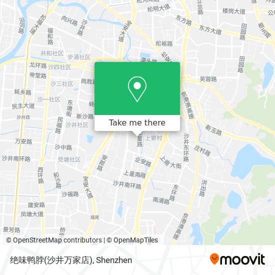 绝味鸭脖(沙井万家店) map