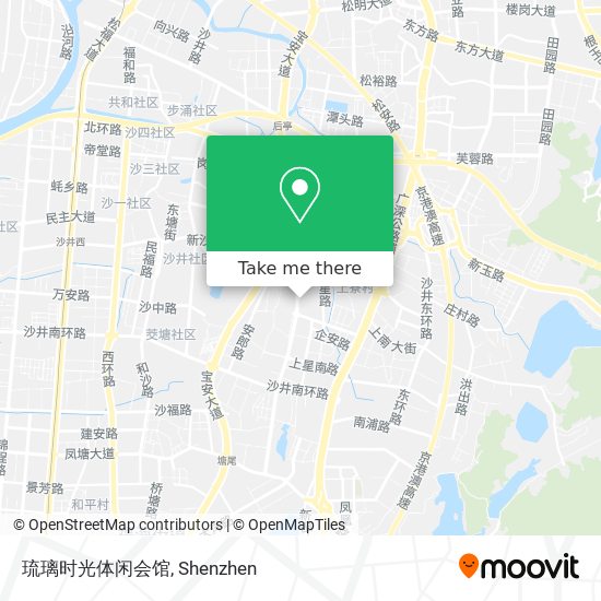 琉璃时光体闲会馆 map
