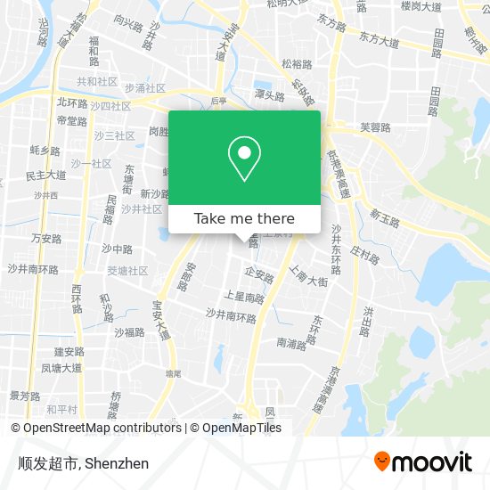 顺发超市 map