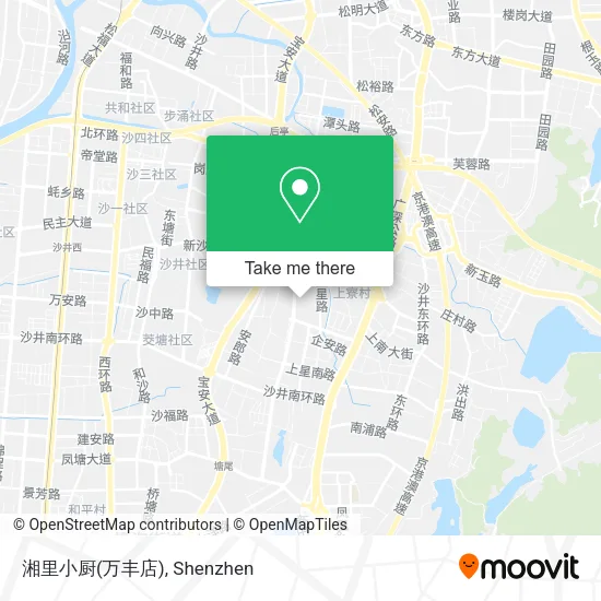 湘里小厨(万丰店) map