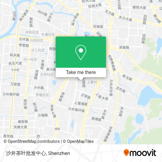 沙井茶叶批发中心 map