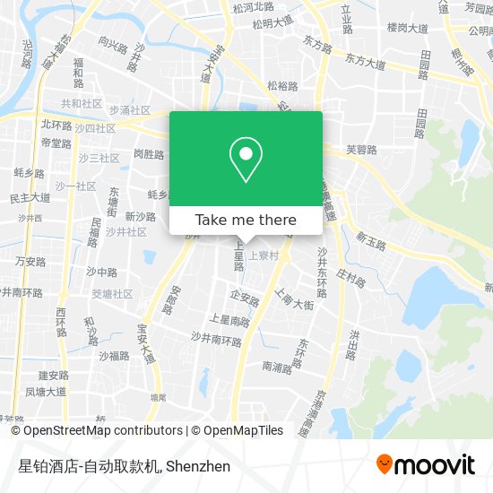 星铂酒店-自动取款机 map