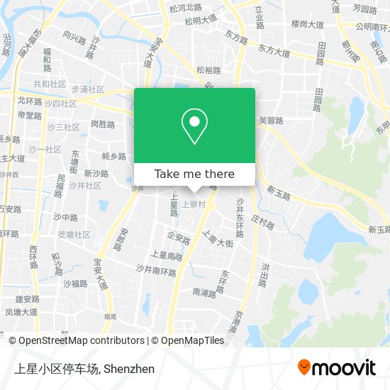 上星小区停车场 map