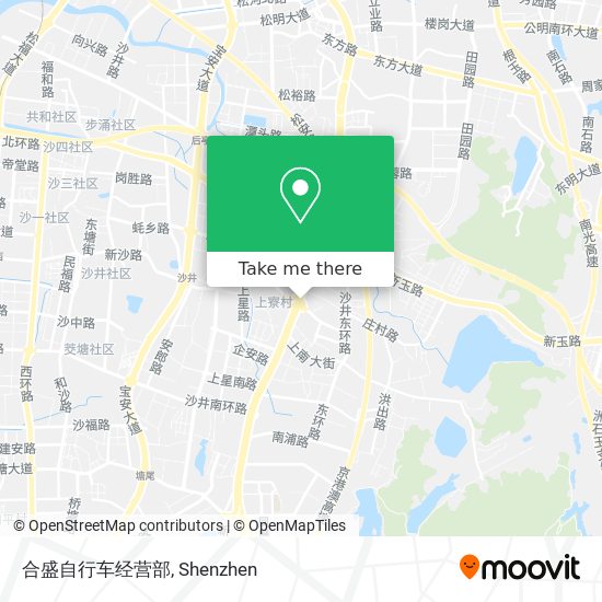 合盛自行车经营部 map