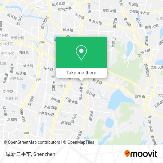 诚新二手车 map