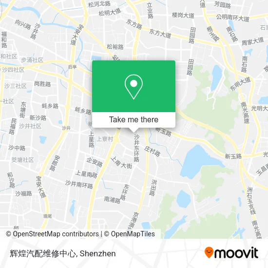 辉煌汽配维修中心 map