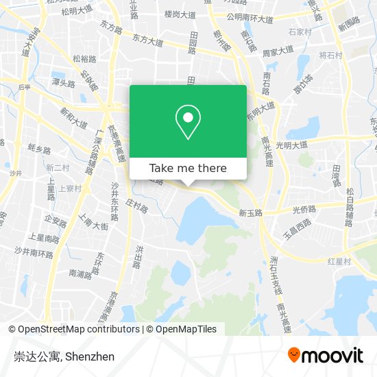 崇达公寓 map