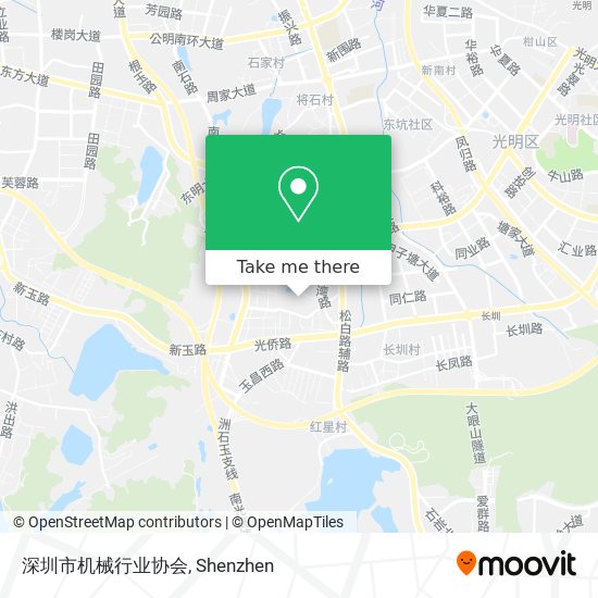 深圳市机械行业协会 map