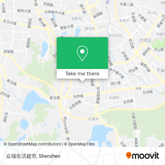 众瑞生活超市 map
