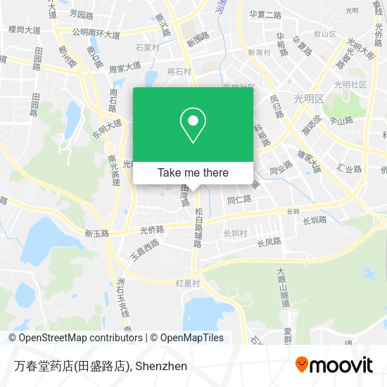 万春堂药店(田盛路店) map