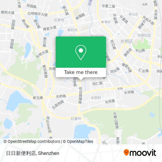 日日新便利店 map