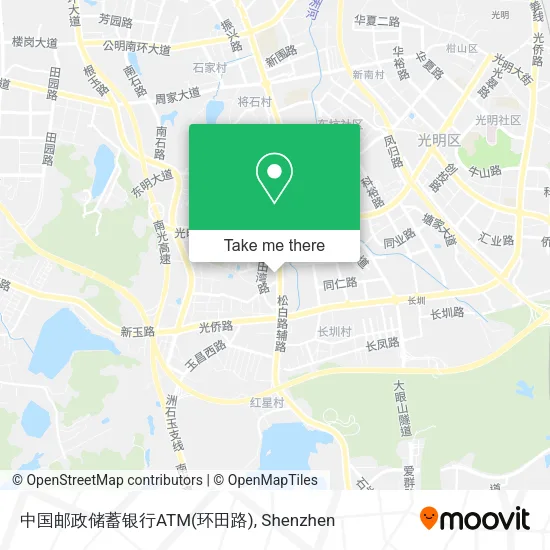 中国邮政储蓄银行ATM(环田路) map