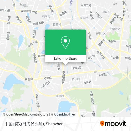 中国邮政(田湾代办所) map