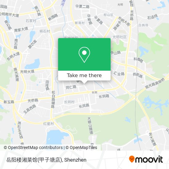 岳阳楼湘菜馆(甲子塘店) map