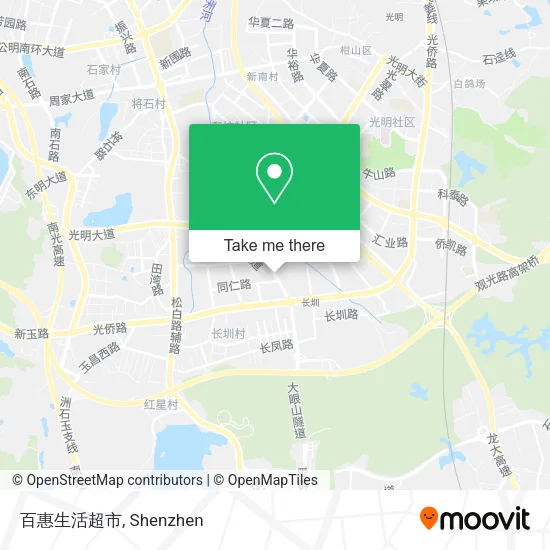 百惠生活超市 map