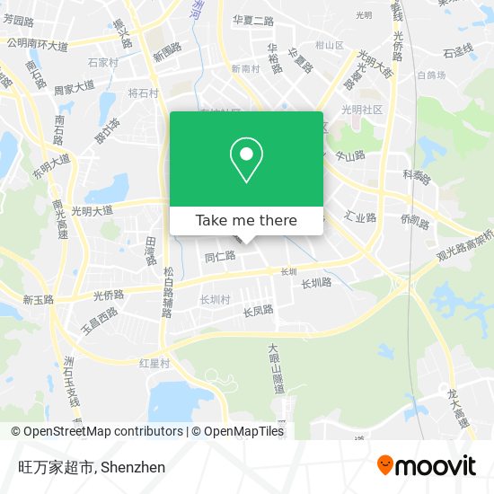 旺万家超市 map