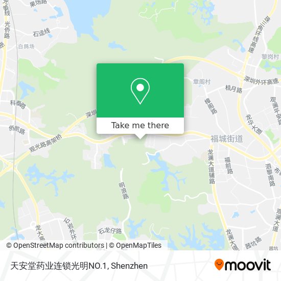 天安堂药业连锁光明NO.1 map