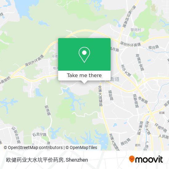 欧健药业大水坑平价药房 map