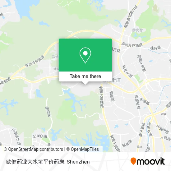 欧健药业大水坑平价药房 map