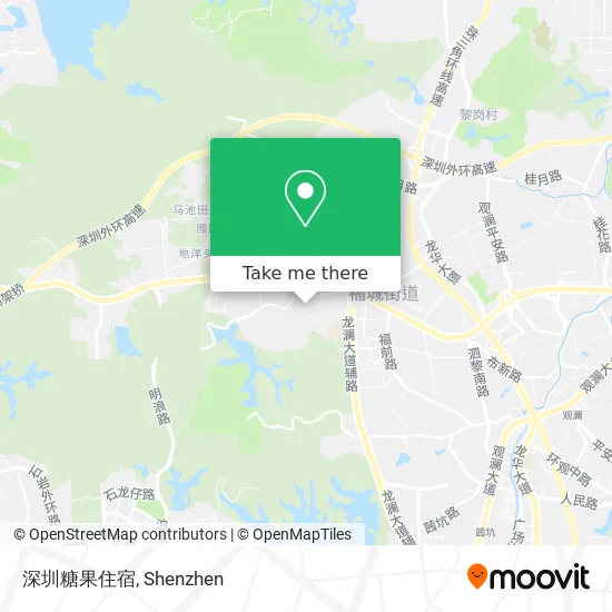 深圳糖果住宿 map