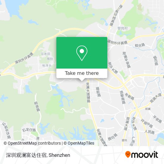 深圳观澜富达住宿 map