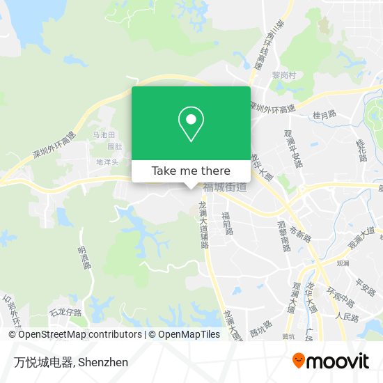 万悦城电器 map