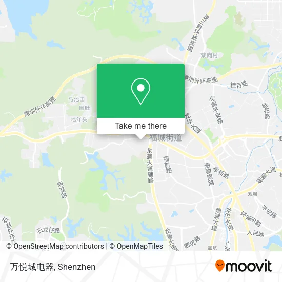 万悦城电器 map