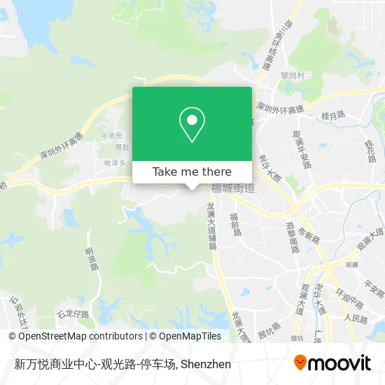 新万悦商业中心-观光路-停车场 map