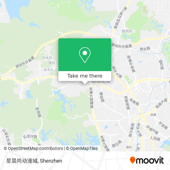 星晨尚动漫城 map