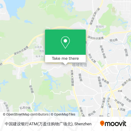 中国建设银行ATM(万盈佳购物广场北) map