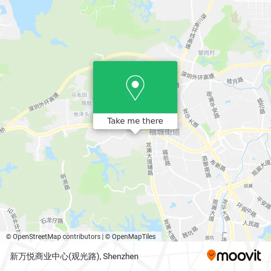 新万悦商业中心(观光路) map